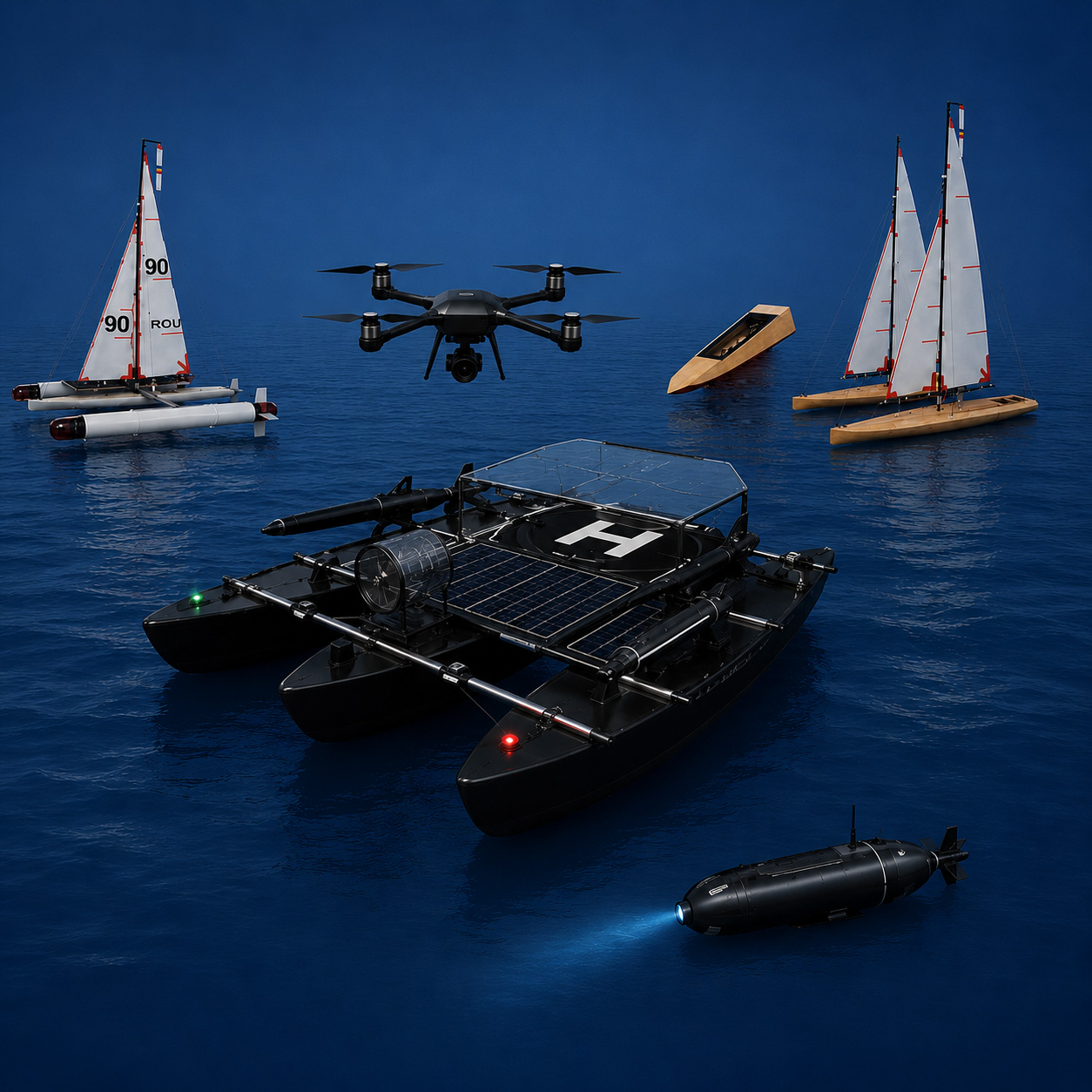 Sistem integrat de drone